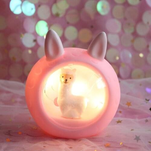 Creative Animal Night Light Carton Dinosaur Unicorn Led Night Light Baby Child Sleep Toy New Year Christmas Gift Battery