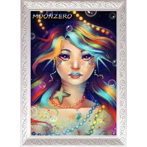 Diy 5D Diamond Painting Cross Stitch Kit Crystal Mosaic Resin Pictureof Crystal Needlework Embroidery Rhinestones Rainbow Fish