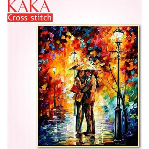 Cross stitch kits,Embroidery needlework sets with printed pattern,11CT-canvas for Home Decor Painting,Portrait Full NCKP036
