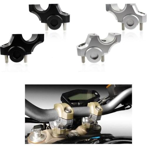 15mm Handlebar Riser Higher Extend Adapter For 2012-2016 Yamaha MT FZ 09 XSR900 2013 2014 2015 2016