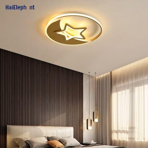 Modern RoundChandelier Lights For Master Bedroom Dining Living Room Gold Luxuxy LED Lamps Home Deco Lighting Fixtures AC90-260V