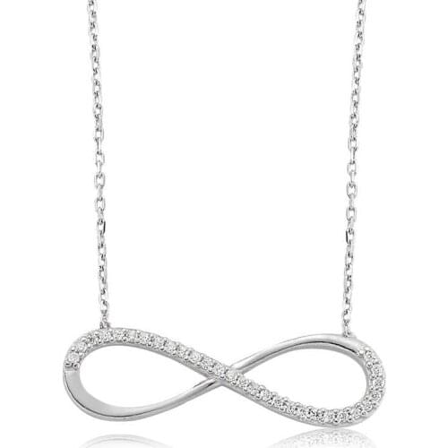 Tevuli 925 Sterling Silver Infinity Ladies Necklace