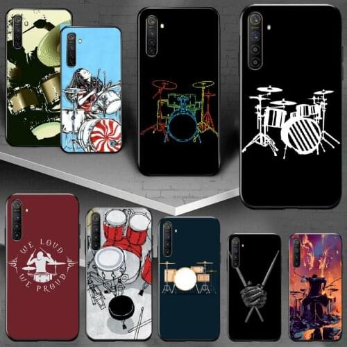 PENGHUWAN Musical Instrument Drum Drawing Customer High Quality Phone Case For OPPO Realme 5 3 2 Pro F7 F9 F11 F3 RENO Cover