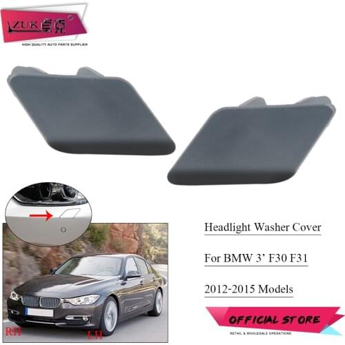 ZUK For BMW F30 F31 Front Bumper Headlight Washer Nozzle Cover Cap Shell For 318 320 325 330 335 Year 2012 2013 2014 2015