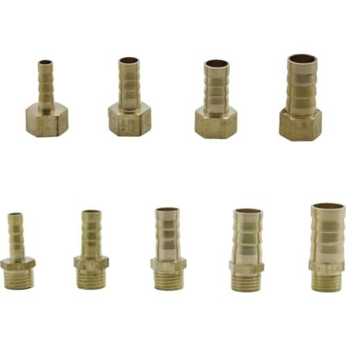 1/4" Thread to 6/8/10/12/14mm Water Hose Connector Garden Irrigation Adapter Aquarium Air Pump Fish Tank Hose Fittings