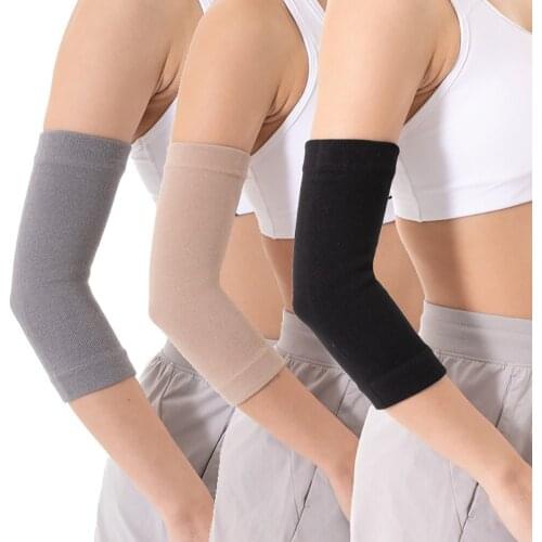 1 Pair Elbow Pad Protector Support Warm Knee Sleeve High Elastic Eblow Brace Sports Outdoor Cycling Gym Elbow Guard