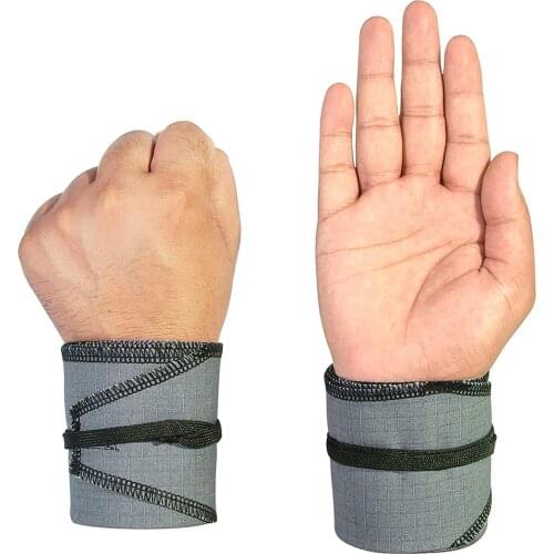 1 pair cotton ripstop fabric Weight Lifting Wrist Support, Wrist Wrap, strength wrap