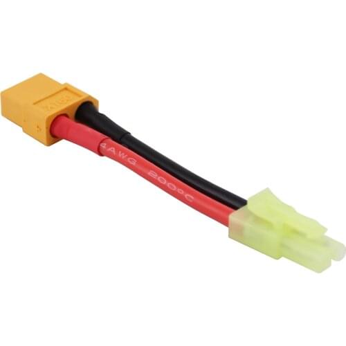 5/20pcs XT-60 XT60 Female to Mini Tamiya Male Connector Adapter for Airsoft / AR Drone