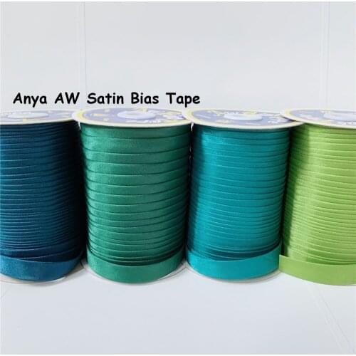 5/8" (15mm)X20Yards/Card Satin Bias Tape Binding Tape,AW Brand handmade For DIY Garment Sewing And Trimming
