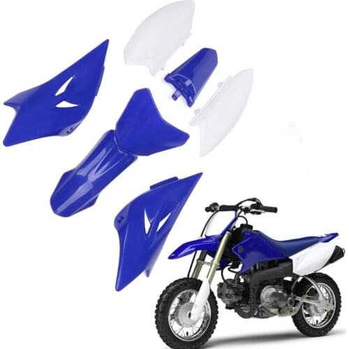 6 Pieces Plastic Fenders Protective Cover Shell Set Suitable for yamaha TTR50 Practical Motorcycle Body Protection Parts J60F