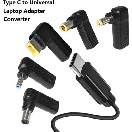 USB Type C PD Power Adapter Plug Converter USB C Female to 7.4x5.0 4.5x3.0 5.5x1.7 4.0x1.35 5.5x2.5mm Male Laptop Dc Output Jack