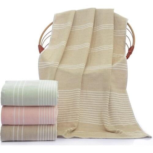 Gauze pure cotton adult bath towel gift custom soft absorbent cotton towel 70*140cm bath towels luxury bathroom 100% Cotton