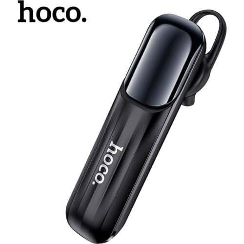 Hoco V5.0 Business Bluetooth Headset Wireless Car Handsfree Headphones with Mic Hi-Res Audio Earphone For iPhone Xiaomi Samsung