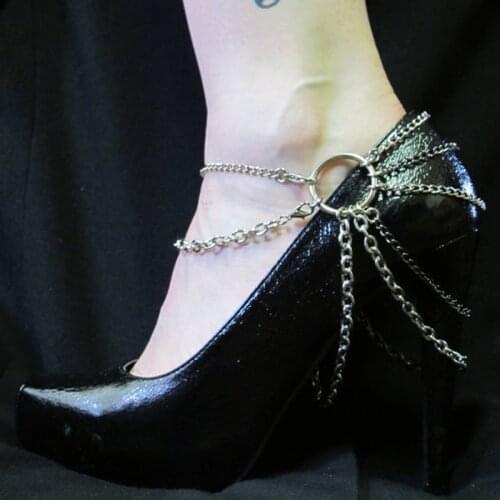 New Sexy Women feet Tone 6 Row Drapped Ankle Chains Anklet Foot Bracelet Chain For Heel Shoe Jewelry zincirli halhal