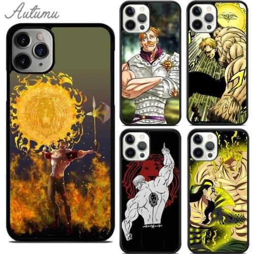 Escanor The Seven Deadly Sins Phone Case for iPhone 11 12 Pro Max mini X XR XS SE 2020 5 6S 7 8 Plus Galaxy S9 S10 Cover shell