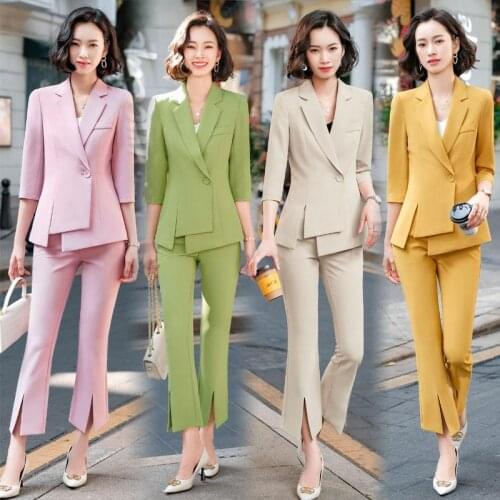 DAUHYIOM Women's Office Trouser Suits