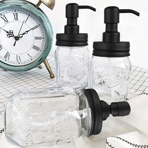 Stainless Steel Jar Soap Lotion Anti-Rust Bath Dispenser Lid Tube Pump Cap Head Soap Dispenser Bathroom Accessories