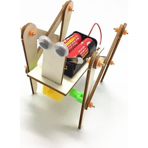 Electronic Crawling Robot Dog Toys DIY Assembled Model Science Educational Toy