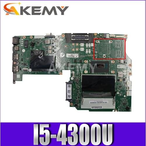 Laptop motherboard For LENOVO ThinkPad L450 I5-4300U Mainboard AIVL1 NM-A351 00HT681 SR1ED