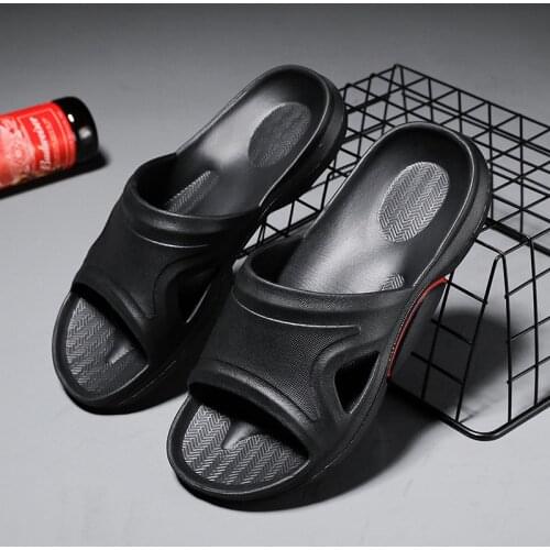 2021 Summer Casual Fashion Mens Flip Flops Beach Sandals Male Outdoor Flat Slippers Outside Non-slip Shoes Lightweight for Boys