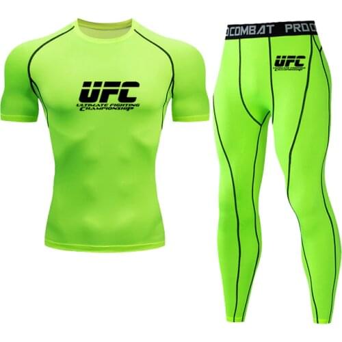 Mens Suit Quick Drying Sports Tights Compression Sports Shorts Mens Basketball Training Suit Boxing Suit Mens Tights Suit