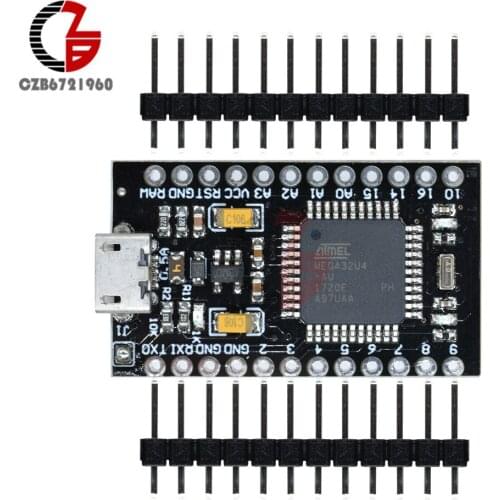 Pro Micro ATmega32U4 ATMEGA32U4-AU 3.3V 8MHz Module USB Controller Microcontroller Board for Arduino Nano with Bootloader