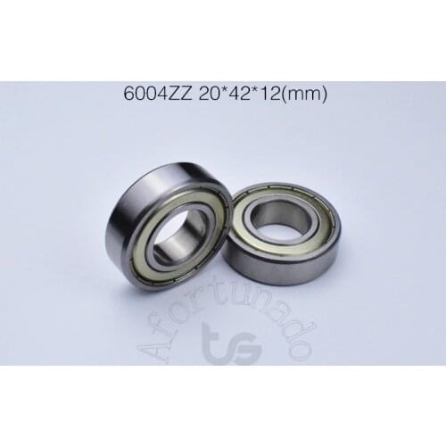 6004ZZ 20*42*12(mm) 10PieceS bearing ABEC-5 metal sealing bearings chrome steel bearing 6004 6004ZZ bearings