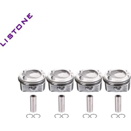 Piston set 4x FOR BENZ 1,8 271.820 271.860 271.861 OEM A2710305017