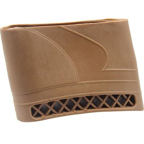 Hunting Rifle Rubber Recoil Pad Slip-On Buttstock Shotgun Shooting Extension Shotgun Gun Butt Protector Rubber 1Pc