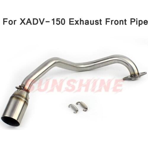 Slip on For HONDA XADV 150 X-ADV150 Exhaust Front Pipe Stainless Steel Motorcycle Modified Full Systems Motorcross Connect Link
