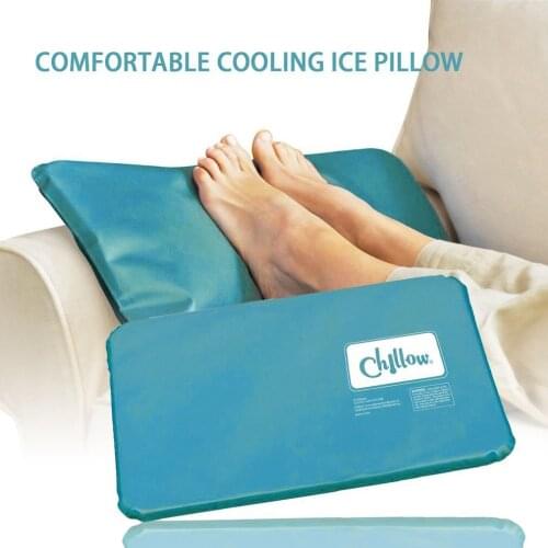 Comfortable Summer Cool Therapy Help Sleeping Aid Pad Mat Muscle Relief Cooling Gel Pillow Ice Pad Massager Water Pillows
