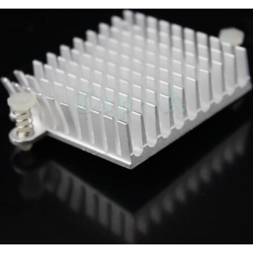 Gdstime 1 Piece 43mm x 40mm x 11mm Aluminum Heatsink Cooling Fan for LED Power Memory Chip IC Heat Sink 43x40x11mm