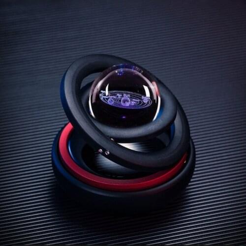 Solar Energy Rotating Air Freshener Fragrance Diffuser Car Interior Decoration for Office Home Vehicle