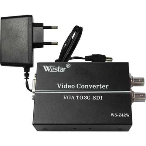 Wiistar Free Shipping VGA To 3G-SDI converter SCALER 1080P Broadcast General Display Sdi Professional Monitor