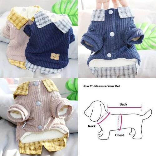 Winter Dog Sweater Shirt Coat Cat Puppy Small Dog Clothes Outfit Fashion Pet Clothing Yorkshire Pomeranian Bichon Poodle Costume