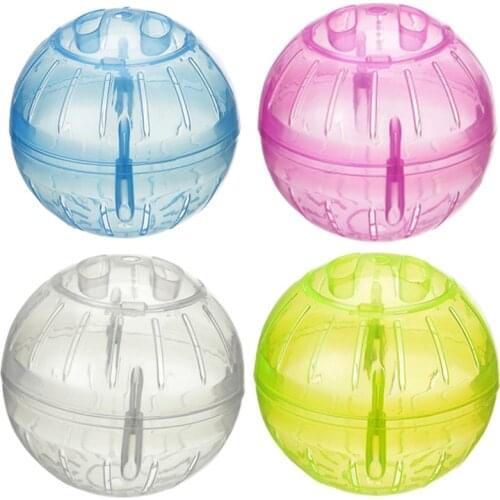 1pc 12cm Home Pet Funny Running Ball Plastic Grounder Jogging Hamster Pet Small Exercise Toy Pet Rodent Jogging Ball