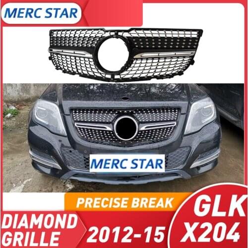 Diamond Grate suitable for GLK X204, class, GLK200, GLK220, GLK250, GLK350, GLK300, without emblem