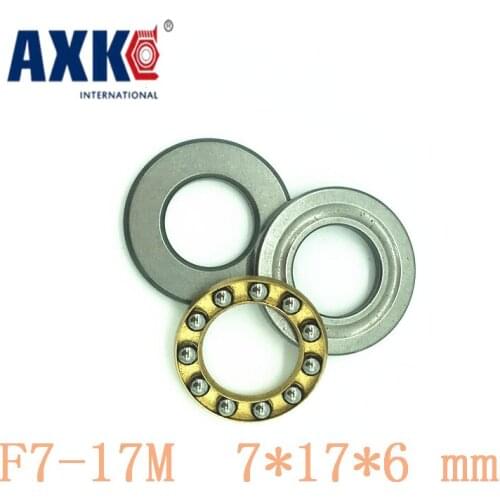 Free Shipping F7-17m 7*17*6 Mm 10pcs Axial Ball Thrust Bearings F7-17m 7*17*6 Mm Plane Bearing Abec5 7x17x6mm