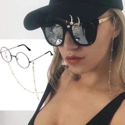 2021 Kids Women Glass Face Mask Chain Necklace Strap Non-slip Eyeglass Holder Cord Neck Sunglass Strap Chain Eyewear Accessories