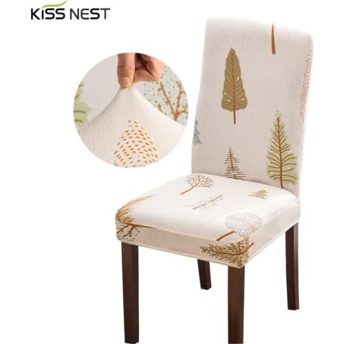 Printed Stretch Chair Cover,Elastic Seat Chair Covers Office Chair Slipcovers Restaurant Banquet Hotel Home Decoration