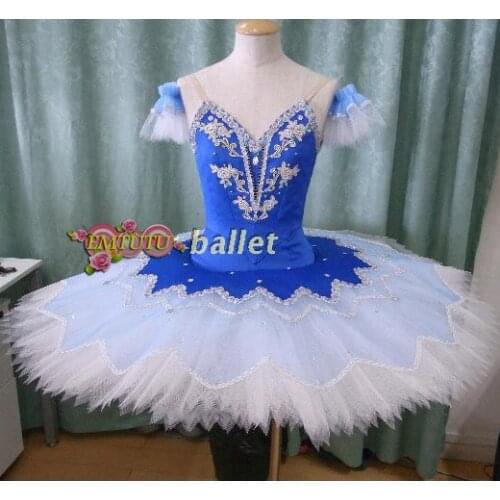 Blue Bird Variation Professional Ballet Tutus Women Swan Lake Classical Ballet Stage Costume