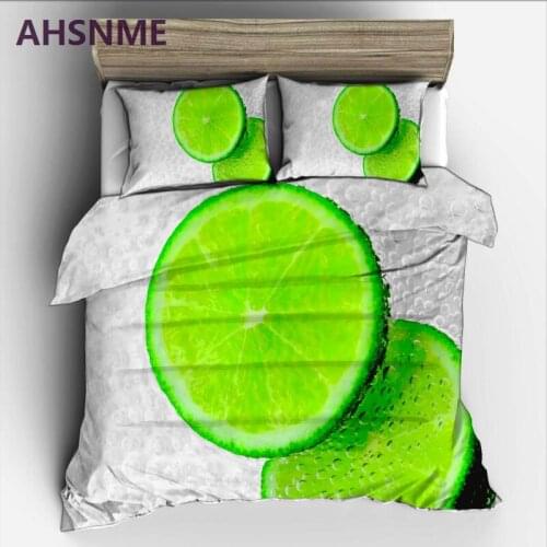 AHSNME soda in lemon Bedding Set High-definition Print Quilt Cover for Russia and Australia and European Size Markets