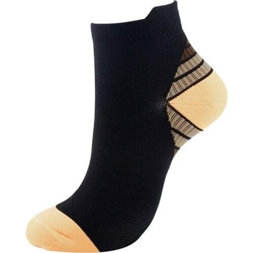 Cycling Running Compression Socks elastic heat resistant smooth durable Printed Polyester Nylon Hosiery Footwear Accessories c2