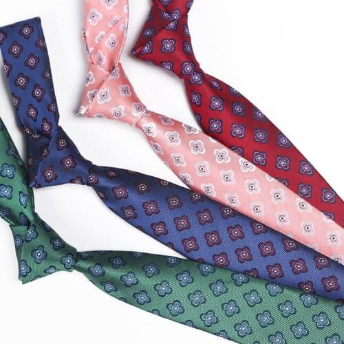 Linbaiway 2021 Floral Printed Neckties for Mens Polyester Formal Dress Gravata Corbatas Neck Ties Wedding Party Cravat Bow Tie