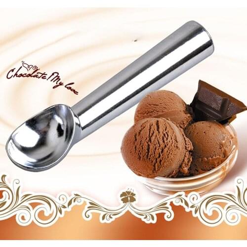 Non-Stick Anti-Freeze 18cm Aluminum Alloy Ice Cream Scoop Spoon Ice cream Ball Dessert Tools Summer Essential Kitchen Accessorie