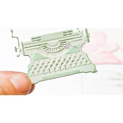 Mmao Crafts Metal Steel Cutting Dies New Printer typewriter Stencil For DIY Scrapbooking Paper/photo Cards Embossing Dies