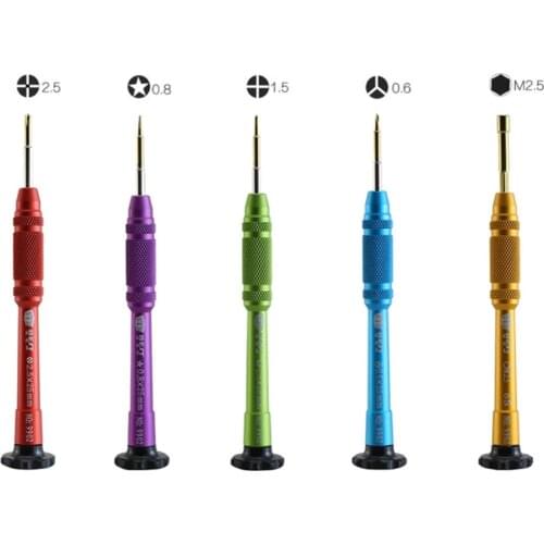 5 in 1 Screwdriver Set Pentalobe Y Tip Tri Wing Phillips Hex Socket for iPhone XS Max XR 8 7 6 6s Plus Opening Disassembly Tools