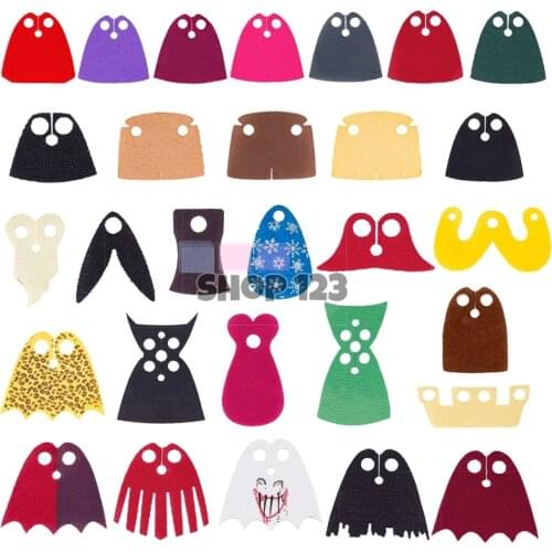 NEW Various Styles Cloaks Jacket Building Blocks Figures Movie Anime Character Costume Prop Dress Up Accessories Toys Child Gift