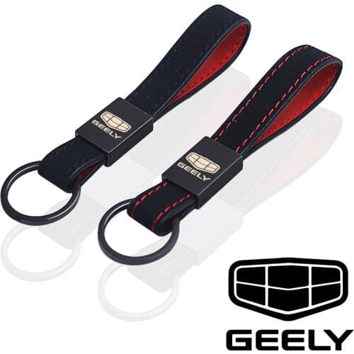Turn fur car Key chain Good quality metal for geely atlas coolray BO RUI YUE CK Saloon EMGRAND ec7 GS GC2 GC5 GC6 GX2 key ring
