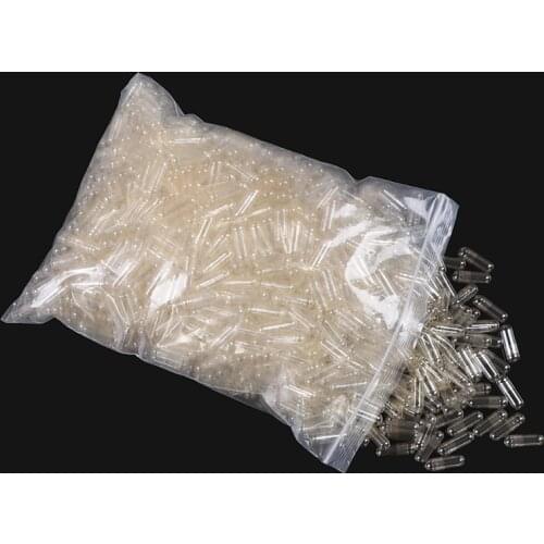 1000Pcs Empty Hard Gelatin Capsule MedicineCapsule 0#1#2#Red And White Empty Pill